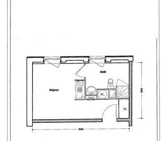  Appartement � vendre 1 pi�ce 22 m�