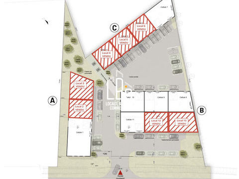 Les Sorini&egrave;res - VEFA local activit&eacute; 158 m&sup2; 820117 44840 Les sorini�res