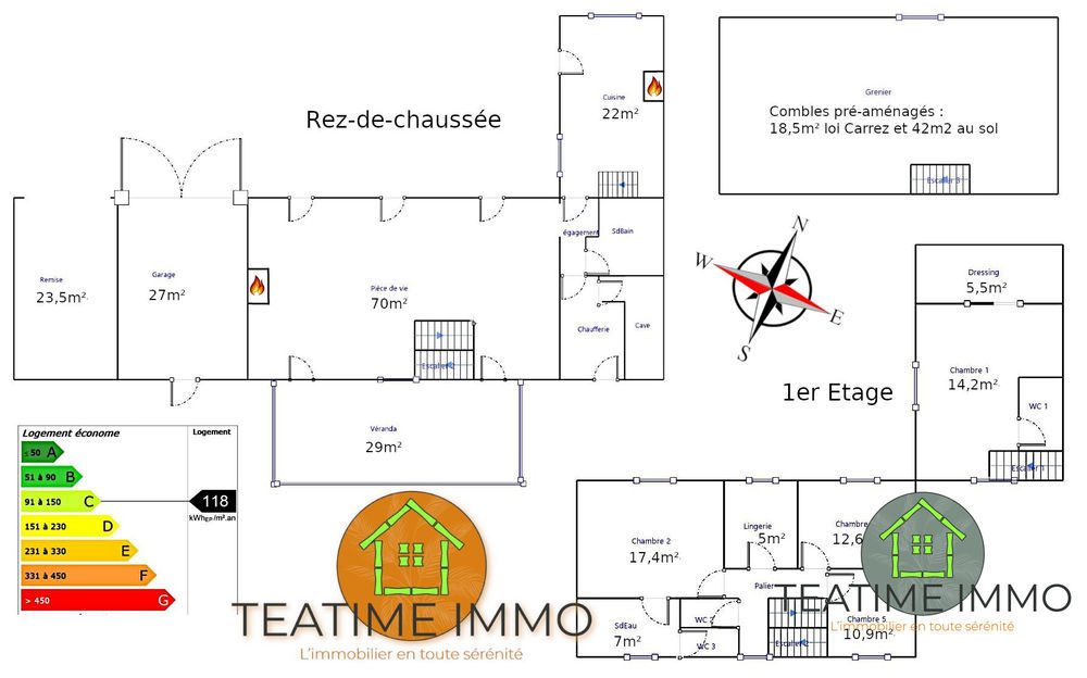 � vendre  Maison Pless� (44630)