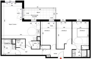  Appartement � vendre 4 pi�ces 93 m�