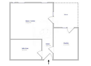  Appartement � vendre 2 pi�ces 41 m�