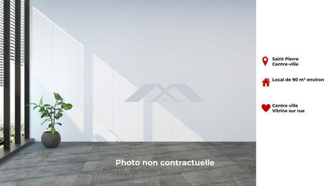 Local 90 m2 Saint-Pierre 2300 97410 Saint-pierre
