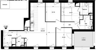  Appartement � vendre 4 pi�ces 83 m�