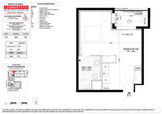  Appartement � vendre 1 pi�ce 34 m�