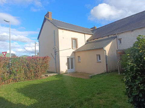   Maison 2 chambres, jardin , Saint-Brieuc de Mauron Maison - 3 pi�ce(s) - 70 m�