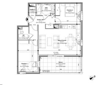  Appartement � vendre 3 pi�ces 65 m�