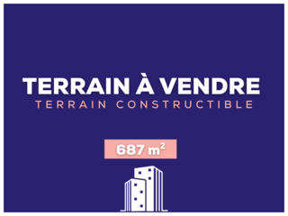  Terrain � vendre 687 m�