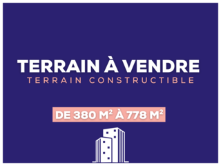  Terrain � vendre 382 m�