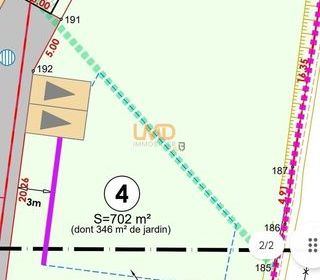  Terrain � vendre 702 m�