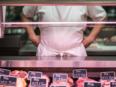 Traiteur � Boucherie � Charcuterie &agrave; vendre, murs et fonds, c�ur de village champenois 176000 240 m�$$176 000 &euro;