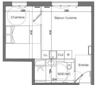  Appartement � vendre 2 pi�ces 35 m�