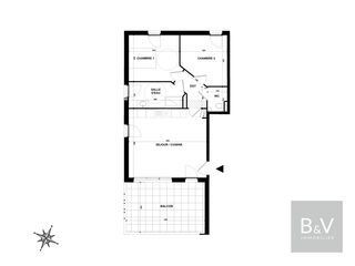  Appartement � vendre 3 pi�ces 60 m�