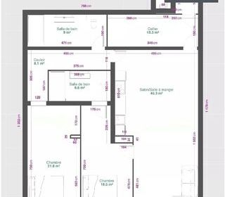  Appartement � vendre 3 pi�ces 85 m�