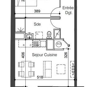  Appartement � vendre 15 + pi�ces 44 m�