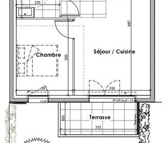  Appartement � vendre 2 pi�ces 39 m�
