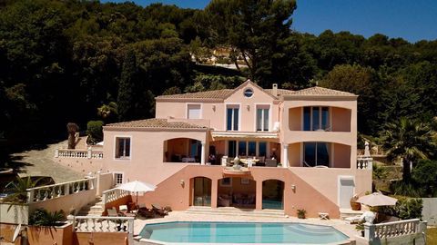   Vallauris - Villa proven�ale vue mer panoramique 5 chambres � 3 Maison - 9 pi�ce(s) - 320 m�