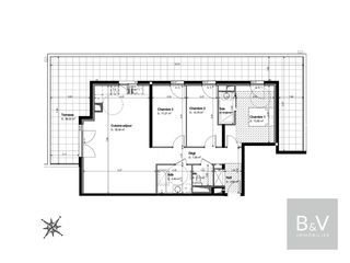  Appartement � vendre 4 pi�ces 95 m�