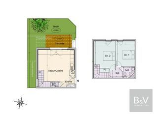  Appartement � vendre 3 pi�ces 60 m�