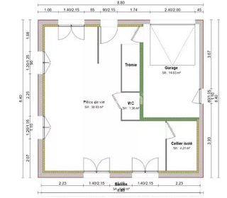  Maison � vendre 4 pi�ces 90 m�