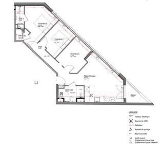  Appartement � vendre 4 pi�ces 70 m�