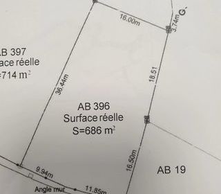  Terrain � vendre 686 m�