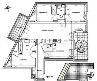  Appartement � vendre 5 pi�ces 91 m�