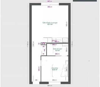  Appartement � vendre 2 pi�ces 50 m�