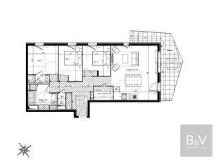  Appartement � vendre 4 pi�ces 92 m�