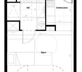  Appartement � vendre 1 pi�ce 27 m�