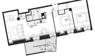  Appartement � vendre 3 pi�ces 54 m�