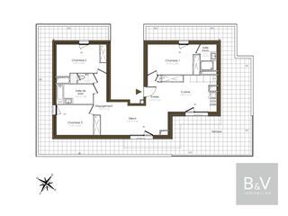  Appartement � vendre 4 pi�ces 90 m�