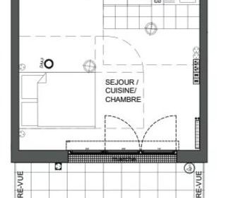  Appartement � vendre 1 pi�ce 28 m�