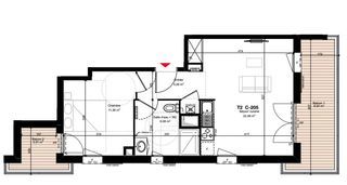  Appartement � vendre 2 pi�ces 44 m�