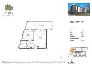  Appartement � vendre 2 pi�ces 51 m�