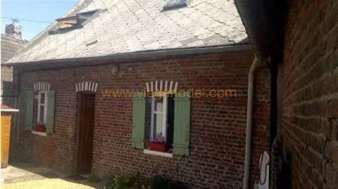   R�f. 9980A - VIAGER OCCUPE - LE QUESNEL (80) Maison - 4 pi�ce(s) - 64 m�