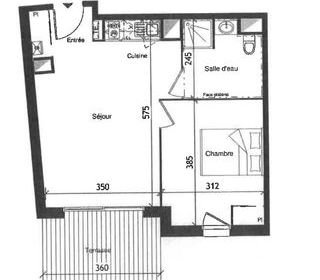  Appartement � vendre 2 pi�ces 41 m�