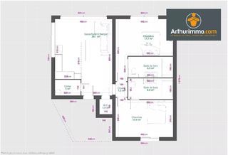  Appartement � vendre 3 pi�ces 82 m�