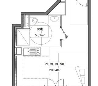  Appartement � vendre 1 pi�ce 26 m�