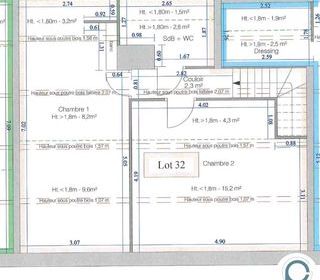  Appartement � vendre 3 pi�ces 67 m�