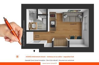  Appartement � vendre 1 pi�ce 16 m�