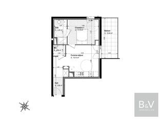  Appartement � vendre 2 pi�ces 41 m�