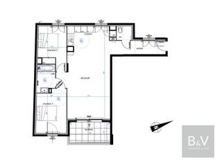  Appartement � vendre 3 pi�ces 73 m�