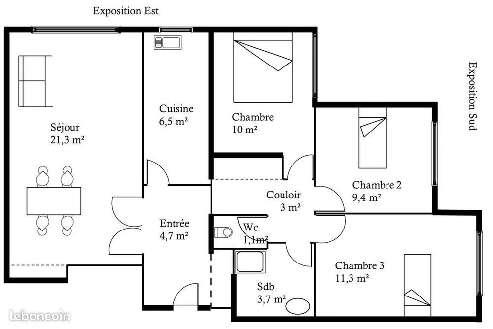 � vendre  Appartement Paris 19