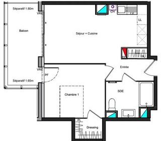  Appartement � vendre 2 pi�ces 42 m�