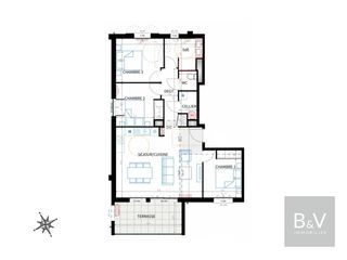  Appartement � vendre 4 pi�ces 78 m�