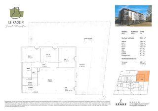  Appartement � vendre 4 pi�ces 94 m�