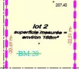  Terrain � vendre 168 m�