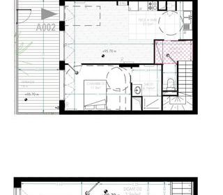  Appartement � vendre 3 pi�ces 64 m�