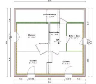  Maison � vendre 4 pi�ces 90 m�