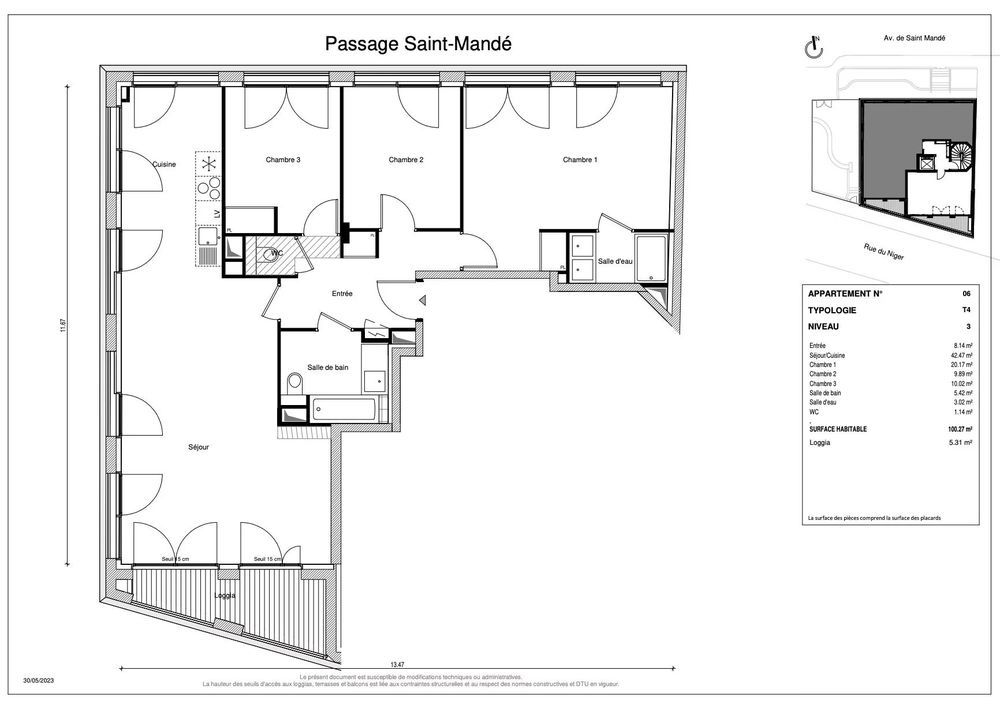 � vendre  Appartement Paris 12